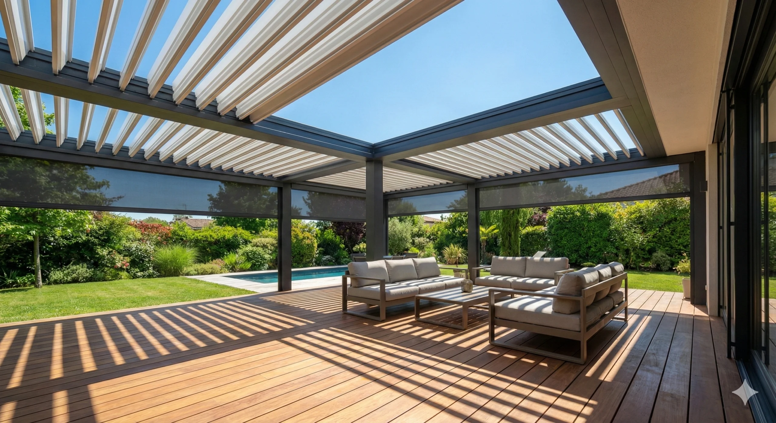 Pergola bioclimatique
